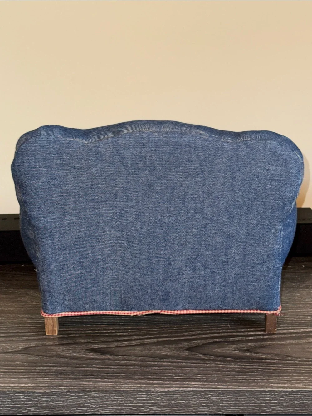 18” doll denim chair